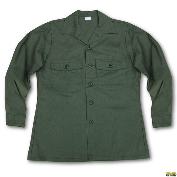 NEW OLD STOCK Vietnam ERA Durable Press OG-507 15.5 X 31 Utility Shirt KD00345
